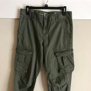 Calvin Klein Green Cargo Pants